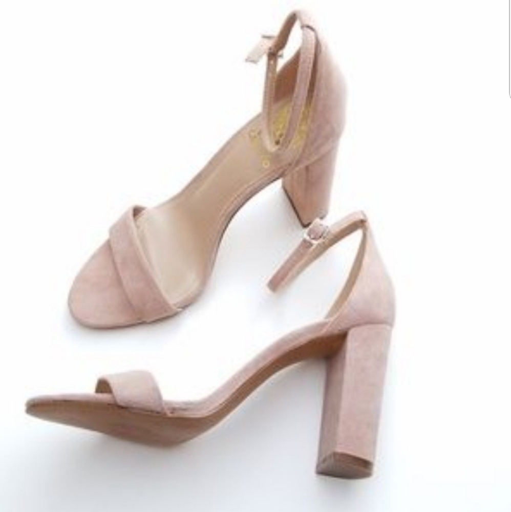 Vince Camuto | Malissa Nude Ankle strap Open toe heels size 7.5